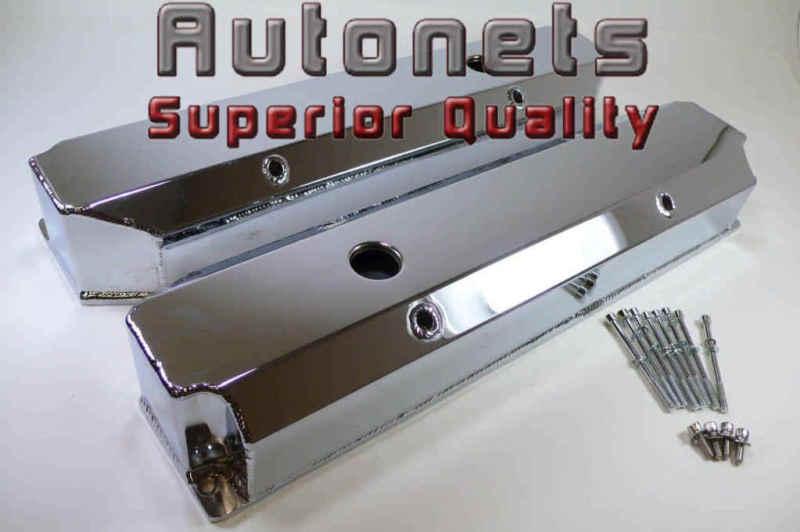 Big block chrysler plymouth fabricated chromed aluminum valve cover hot rat rod