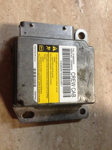 Chevy silverado airbag computer module good reset 2199-2625 id:1035