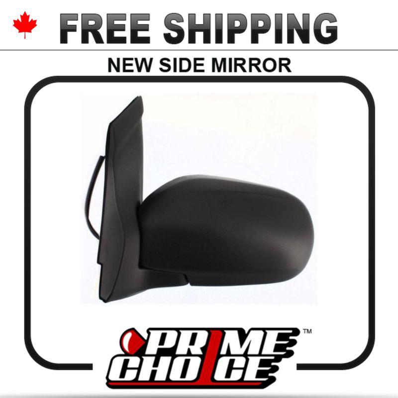 New power non heated drivers side view door mirror