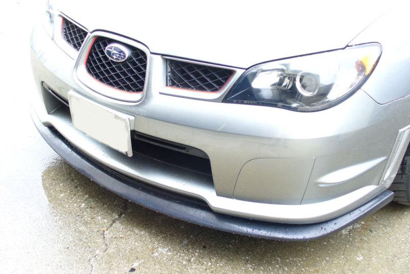 06-07 subaru impreza sti wrx model s204 front bumper lip in polyurethane