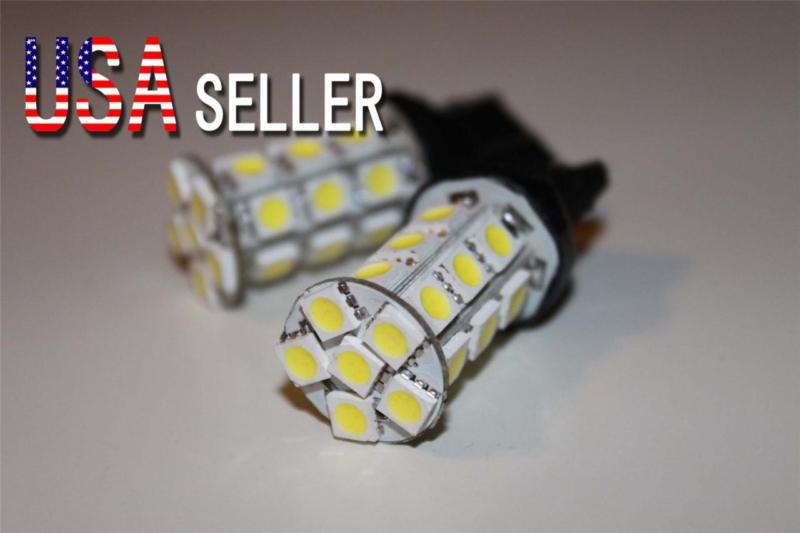 New 2x  3157 signal brake 24 smd 5050 led light bulbs 3057 white