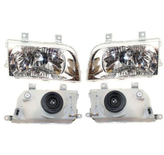 For 98-02 kia sportage headlights headlamps left & right pair set