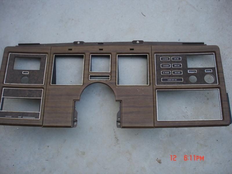 Lincoln continental mark 4 dashboard dash gauges 