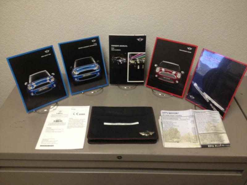 2012 mini cooper mini clubman oem owners manual with case--fast free shipping 