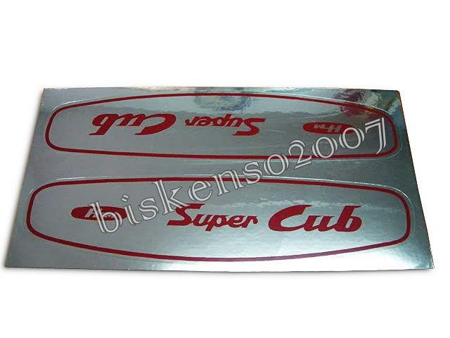 Honda supercub c50 c100 c102 gas tank decals 