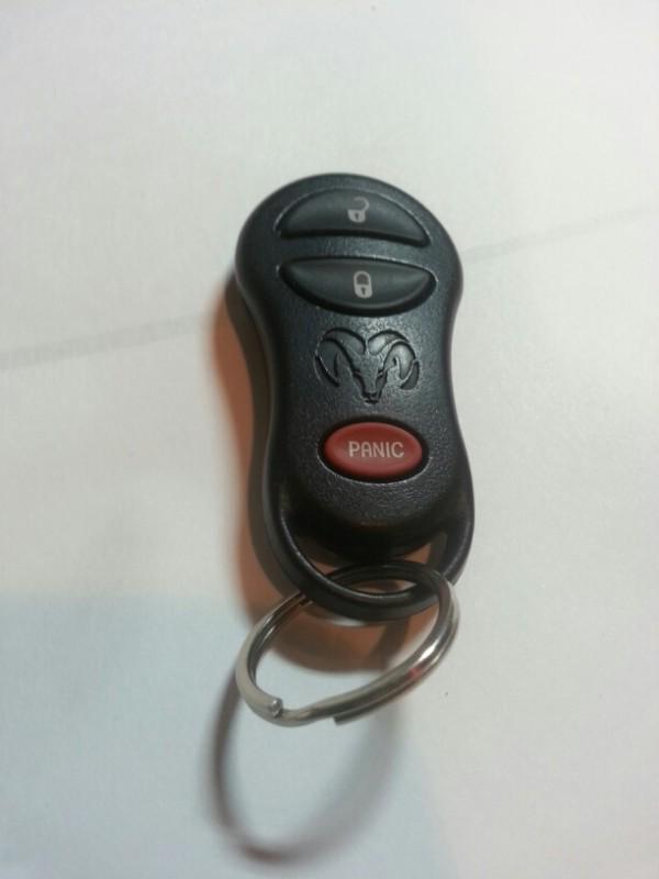 Dodge ram dakota remote key keyless fob transmitter 56045497aa gq43vt9t