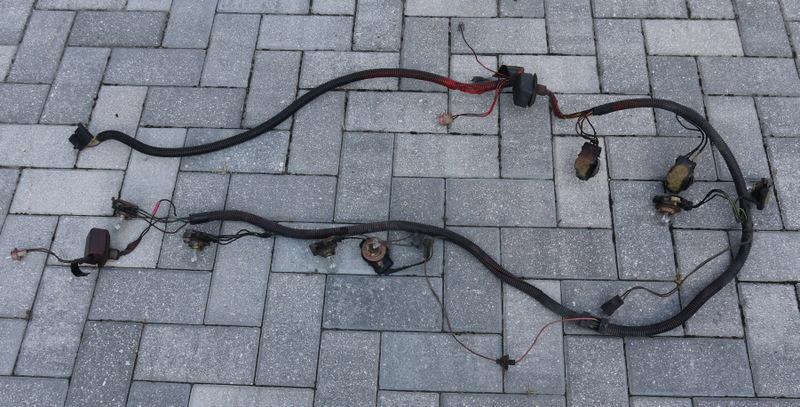 1979-1981 pontiac trans am firebird rear tail light wiring harness oem