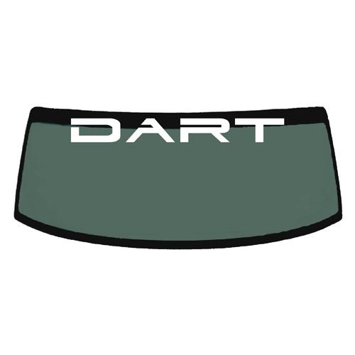 Dart - windshield banner decal sticker v1