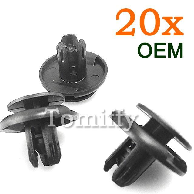 20x honda & acura push type clip fender liner retainer fastener fit 8mm hole