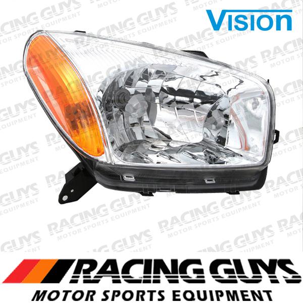 Single right passenger side headlight front lamp new 2001-2003 toyota rav4 suv