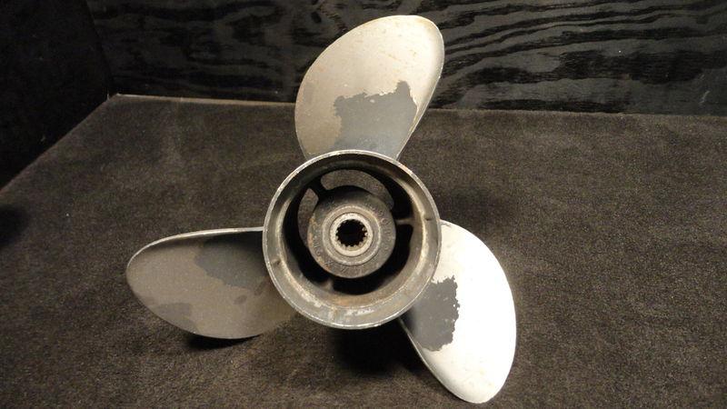 Used johnson stainless steel propeller 14.25x21 ss outboard boat prop rh p695