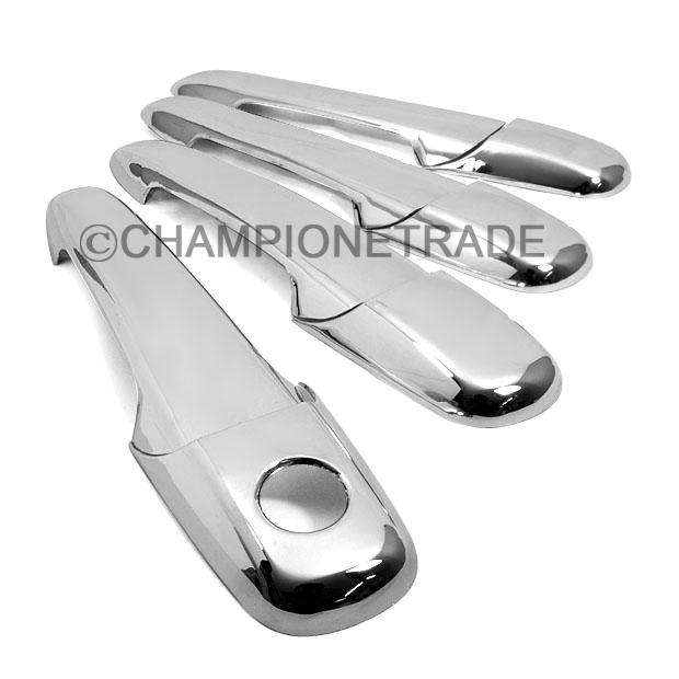 Triple chrome side door handle cover for mazda 2 3 5 6 mercury milan ford fusion