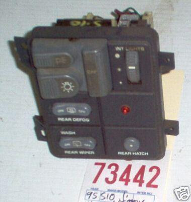 Gmc 95 s10 jimmy headlight switch panel defog hatch 1995