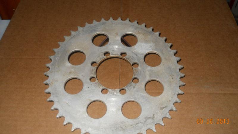 45t aluminum sprocket barnes style knock off wheel hub from the 70s
