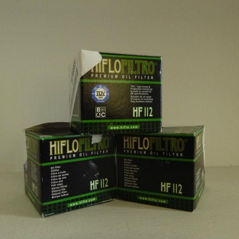 Lot of 3 hiflo - hf112 - oil filters klx and more