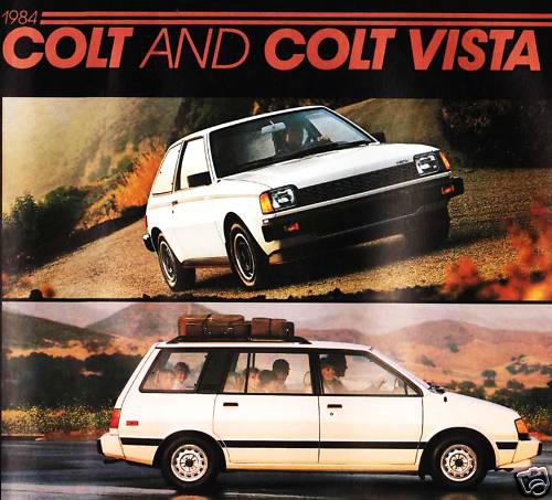 1984 plymouth colt factory brochure-colt vista-colt gts