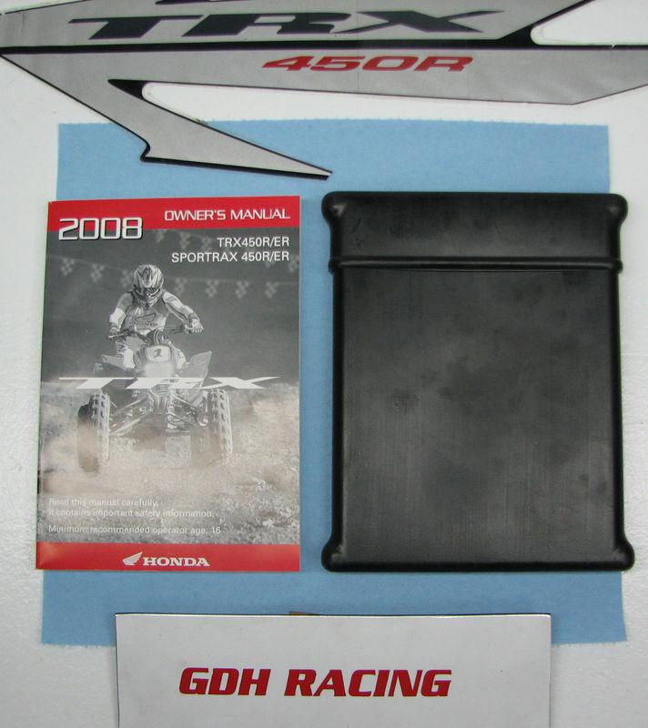 2008 450er 450 er  owners manual & holder  450 08 - 13