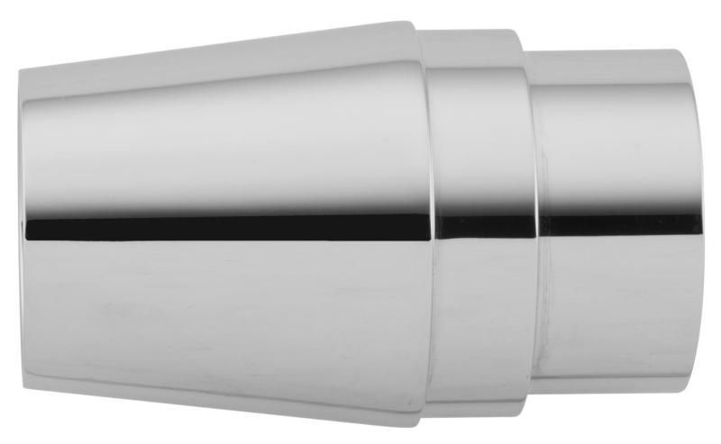 Rush exhaust crossover series replacement tip - tapered cut - chrome  25tp1