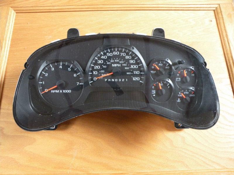 2008 chevy trailblazer,envoy,saab 97x,  instrument cluster used,