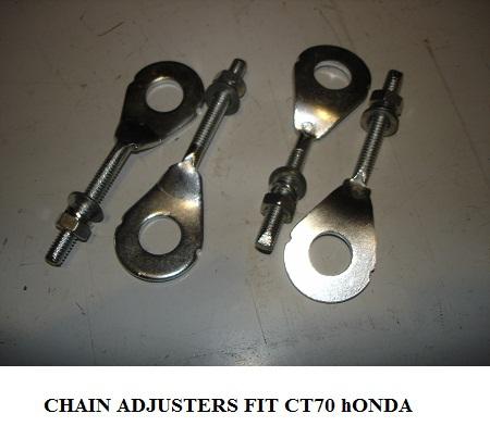 Honda z50 crf50 sl70 ct70 xr80 xr100 sl100 and 125 chain adjusters 