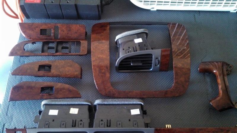 Interior walnut wood dash trim complete kit silverado sierra avalanche