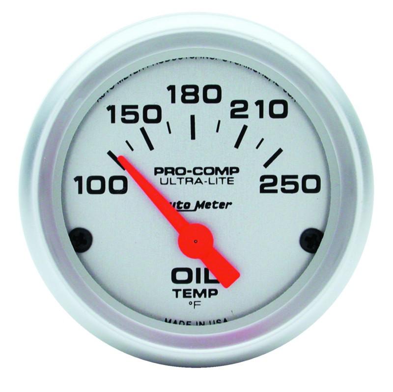 Auto meter 4347 ultra-lite; electric oil temperature gauge