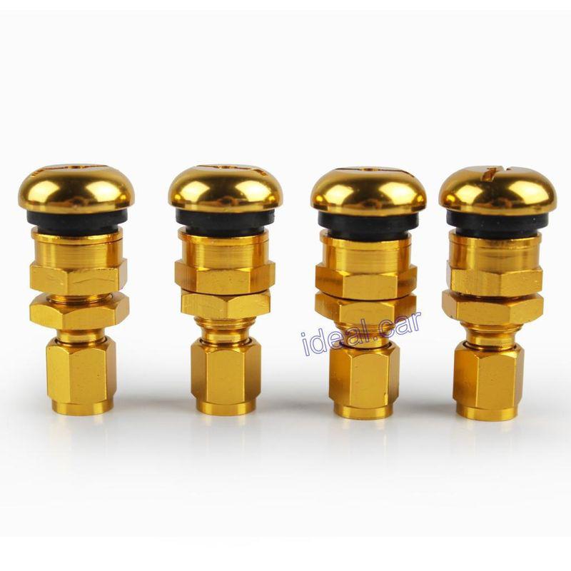 Universal golden 4 rays volk racing forged aluminum valve stem caps wheels rims