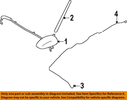 Nissan oem 282158h700 antenna-antenna mast