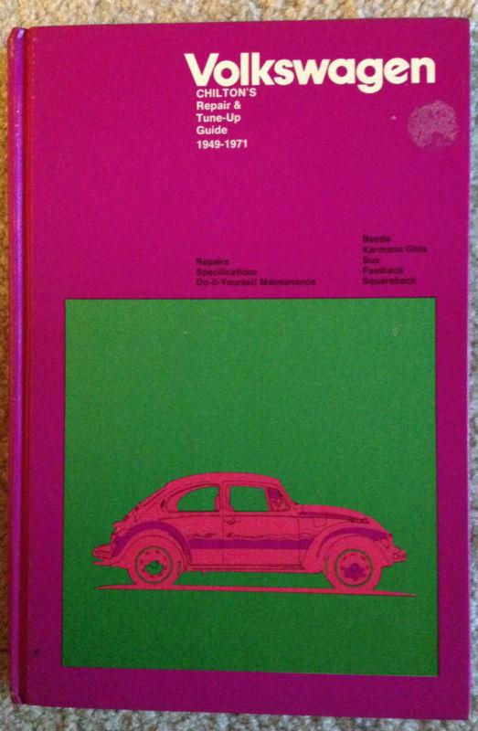 Volkswagen, chilton's repair & tune-up guide 1949-1971