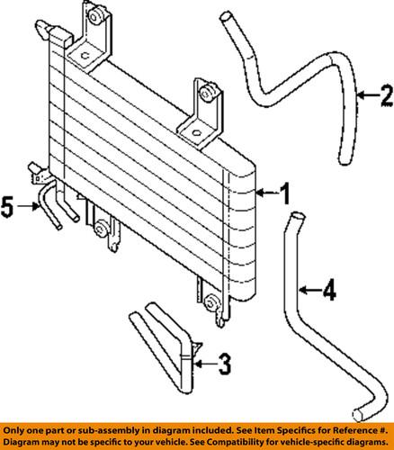 Nissan oem 21606ea51a transmission oil cooler-transmission cooler