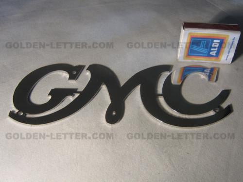 Gmc 1912 logo, metal, new (jus-qgm-gc)