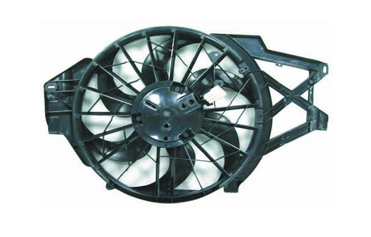 Depo ac condenser radiator cooling fan assy 99-04 ford mustang 3.8l 3r3z8c607ca