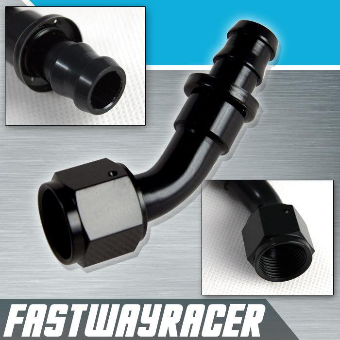 45 degree -10an push on lock oil fluid air line hose end fitting 10an adapter 10