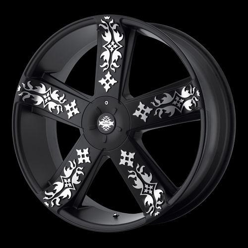 Cayenne audi q7 touareg wheels rims 24" kmc 669 black