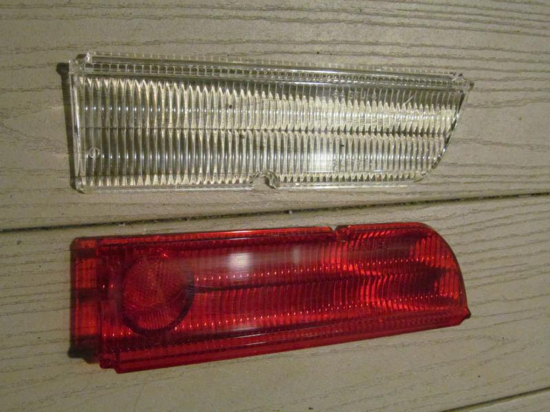 Nos 1964 1965 studebaker tail light lens. stop & back up.   cruiser daytona   