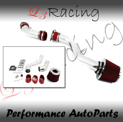 03-06 nissan 350z 3.5 v6 z33 fairlady coupe cold air intake kit+red filter