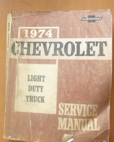 1974 chevrolet light duty truck service manual