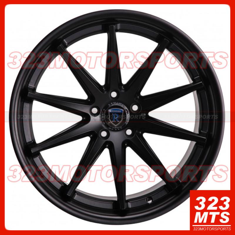 20" rohana wheel rc10 matte black lip wheels rims audi mercedes toyota volvo vw