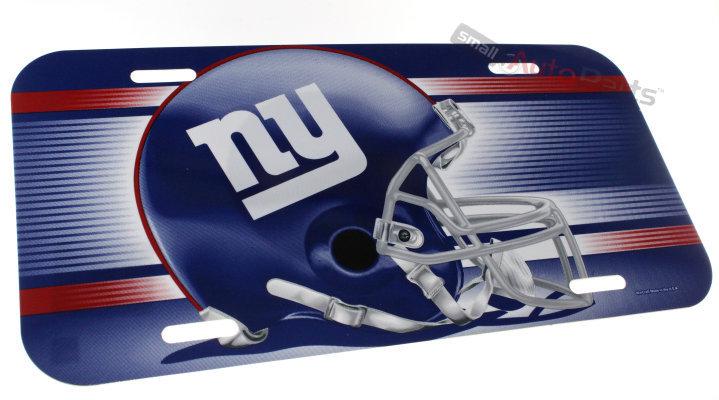 New!!! new york ny giants football nfl license plate plastic car truck front tag