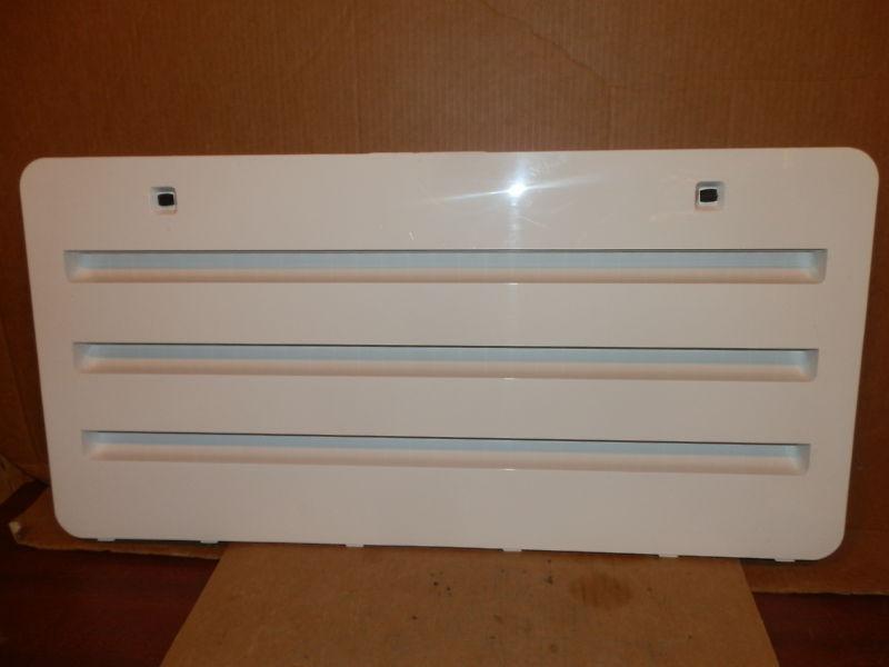 *rv shiny white refrigerator vent cover only 30 1/2" x 15" ( used )