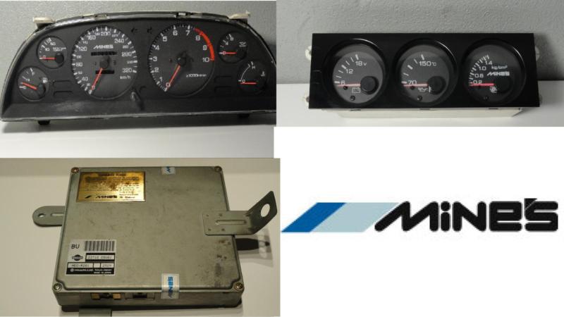 Mine's 320km cluster kit nissan skyline r32 gtr--ecu-meter rb26dett turbo rb26