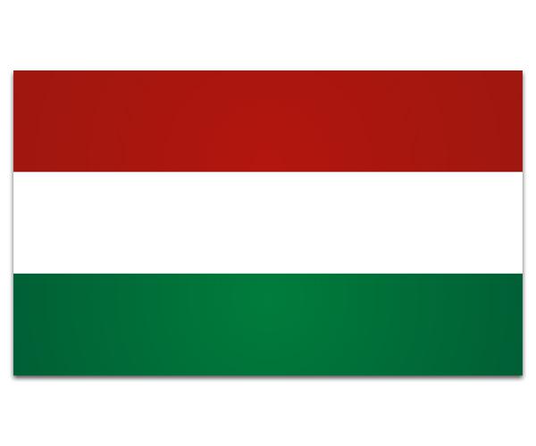 Hungary flag decal 5"x3" hungarian vinyl car window bumper sticker zu1