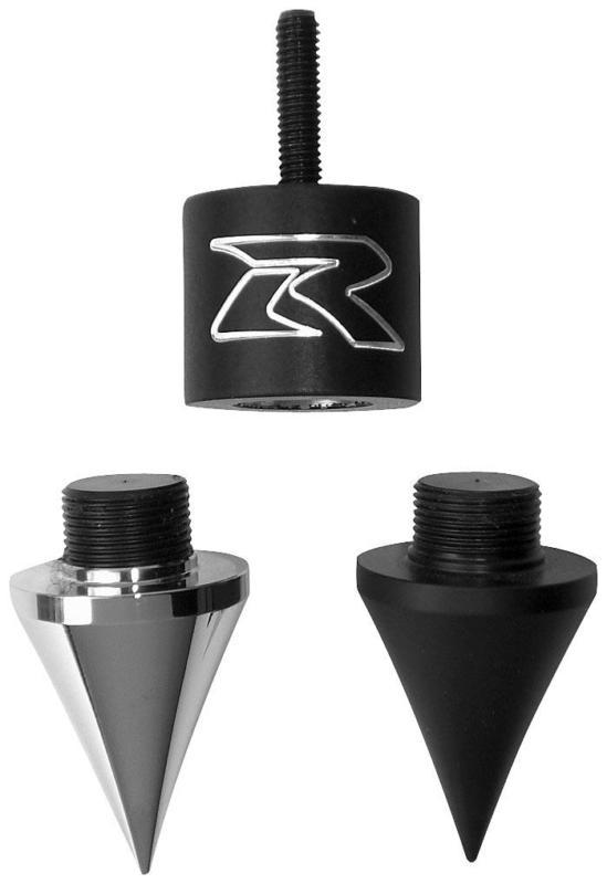 Street bikes unlimited bar ends - pointed - black  hg003p