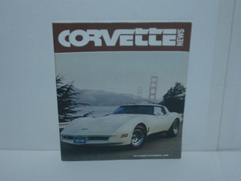 Vintage 1980 corvette news magazine,old school,for the shop,garage,man cave