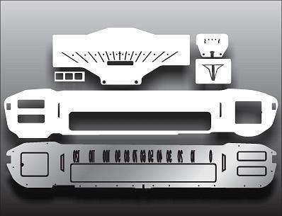 1964 oldsmobile cutlass f-85 f85 instrument cluster white face gauges 64