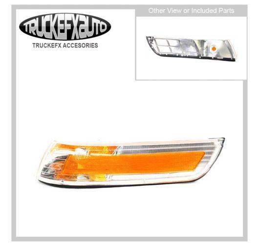 New left side corner light lamp clear amber lens lh driver fo2550123