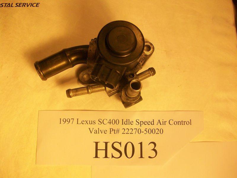 1997 lexus sc400 idle speed air control valve pt# 22270-50020  2227050020 #hs013