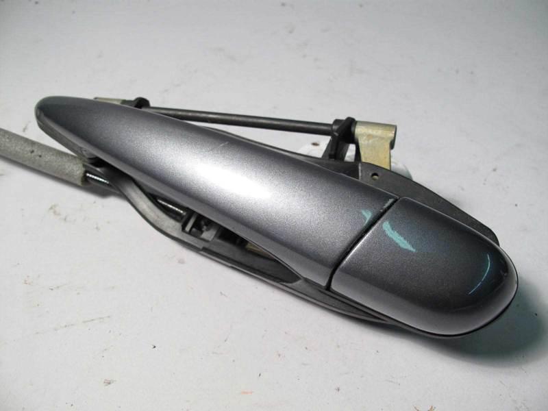 Bmw e46 3-series 4dr left rear exterior door handle steel grey 2001-2005 oem