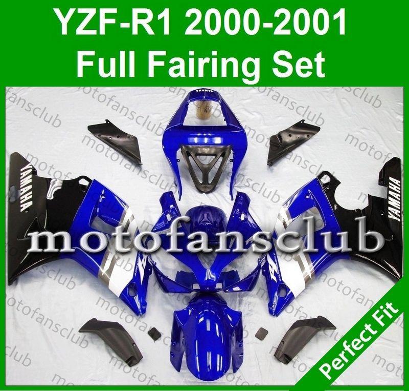 Fit yamaha yzf r1 00 01 yzfr1 2000 2001 1000 fairing bodywork plastics #02 b