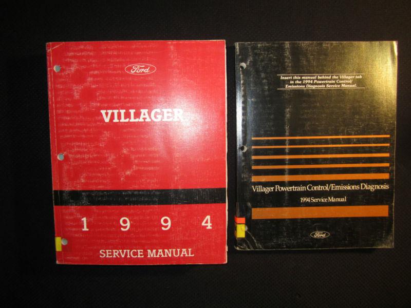 1994 ford villager service repair manual dealer powertrain emissions diagnosis